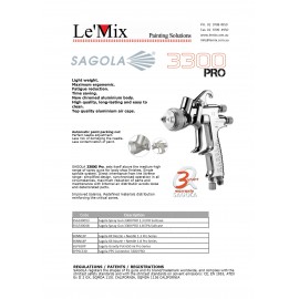 Sagola 3300 Pro 1.3 EVO Gravity