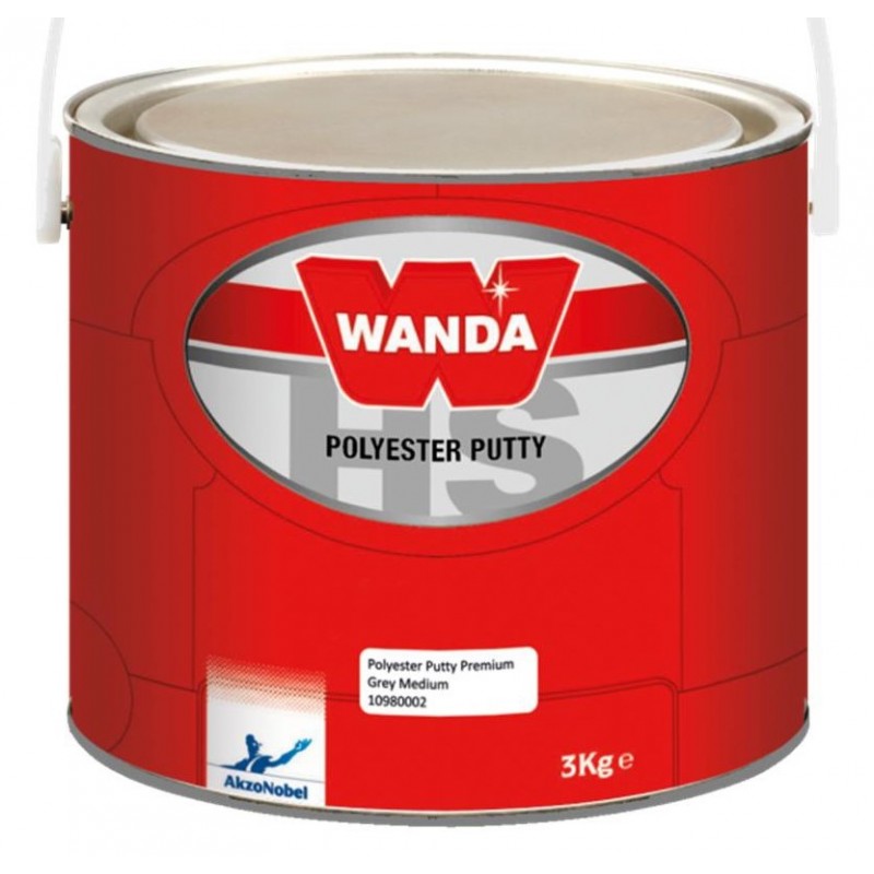 Wanda Polyester 2K Putty Premium 3Kg - NA AUTO COLOUR