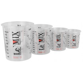 Le'Mix Super Paint Mixing Cups 400ml Box 200PCS